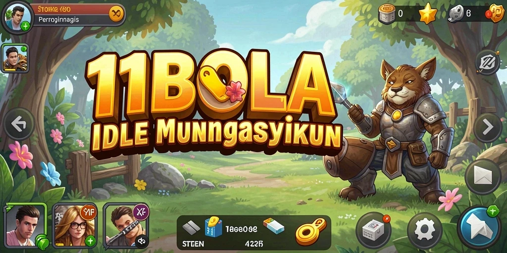 Screenshot menunjukkan gameplay santai dari 11BOLA yang memukau.