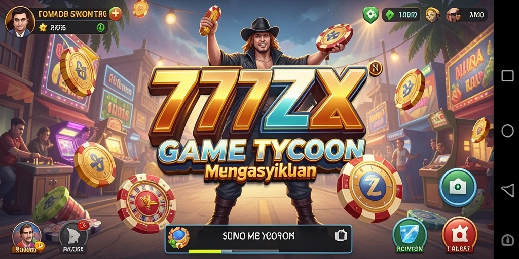 Tampilan gameplay 777ZX yang seru dan menantang bagi pemain Tycoon.