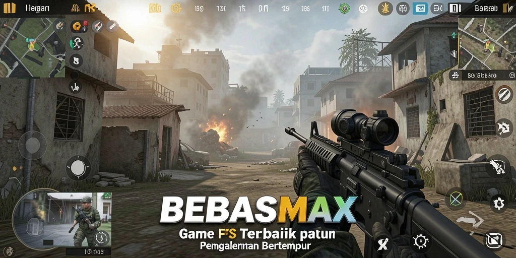 Gameplay seru dan intens di BEBASMAX dengan efek grafis menakjubkan.