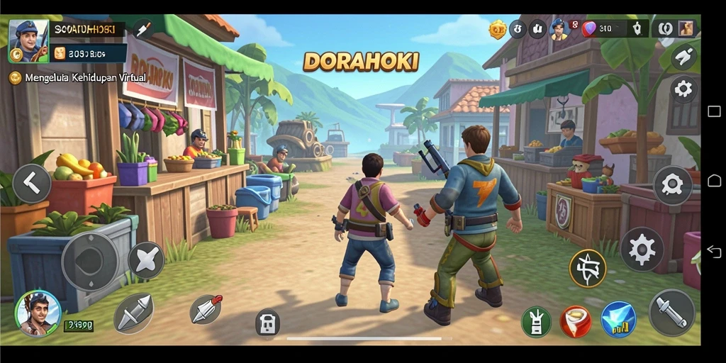 Screenshot DORAHOKI menampilkan pengalaman gameplay Simulation yang seru.