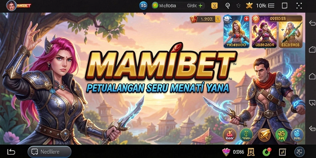 Tampilan gameplay seru dari MAMIBET yang penuh petualangan.