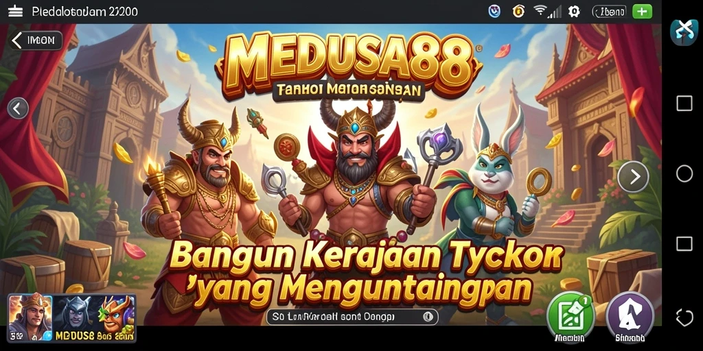 Tampilan gameplay yang menarik dari MEDUSA88.