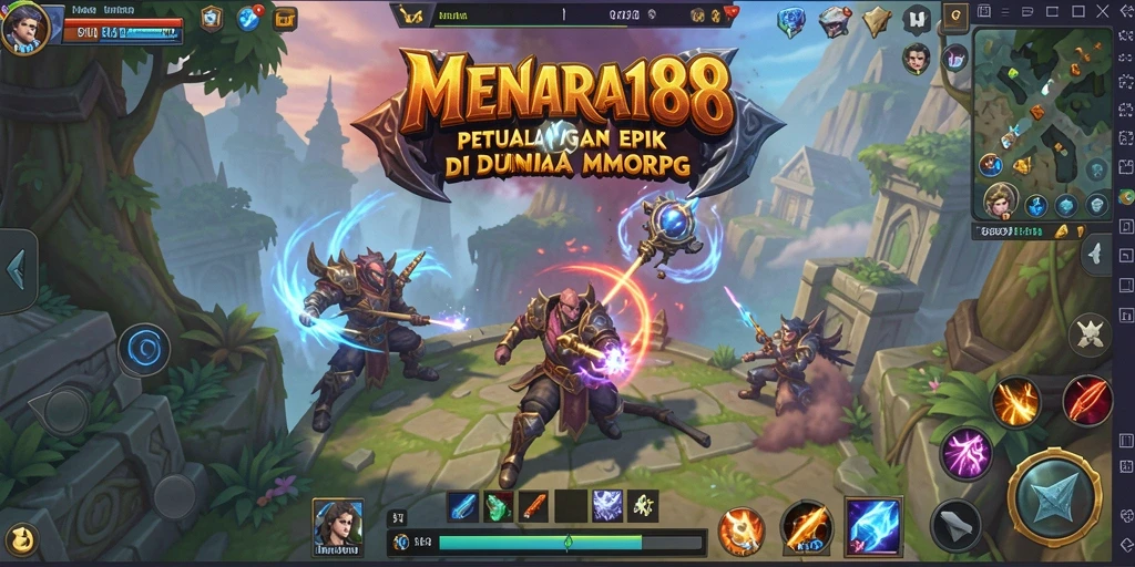 Gambaran gameplay menarik di dunia MMORPG MENARA188.