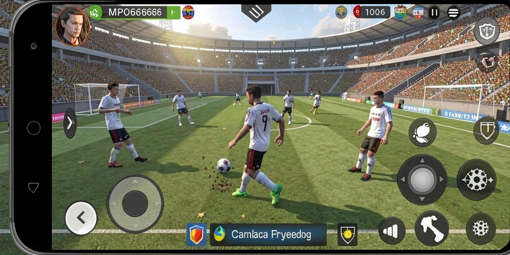 Screenshot MPO666 yang menampilkan aksi seru dalam permainan olahraga.