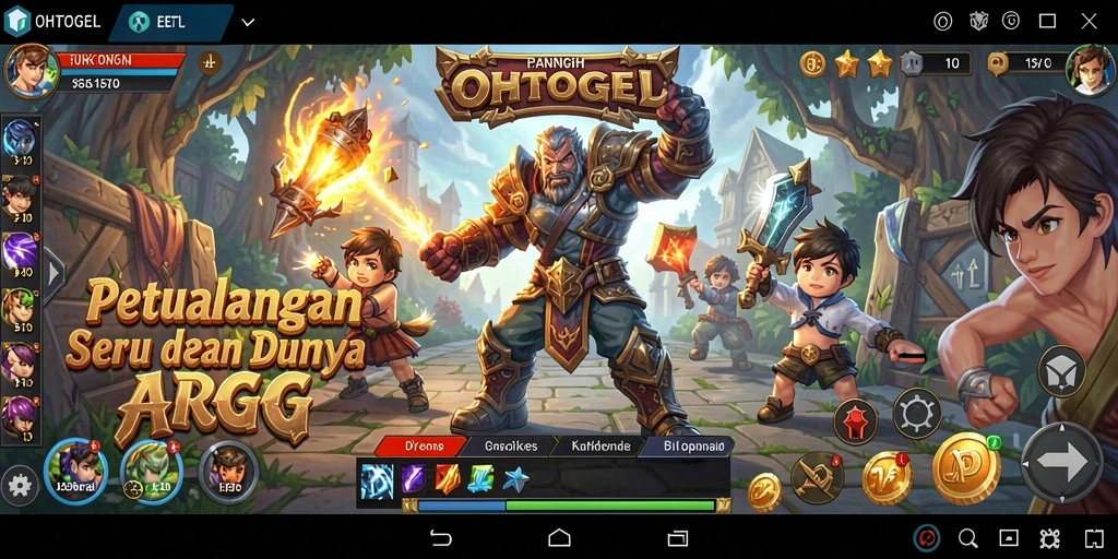 Tangkapan layar gameplay OHTOGEL dengan aksi seru di dunia ARPG.