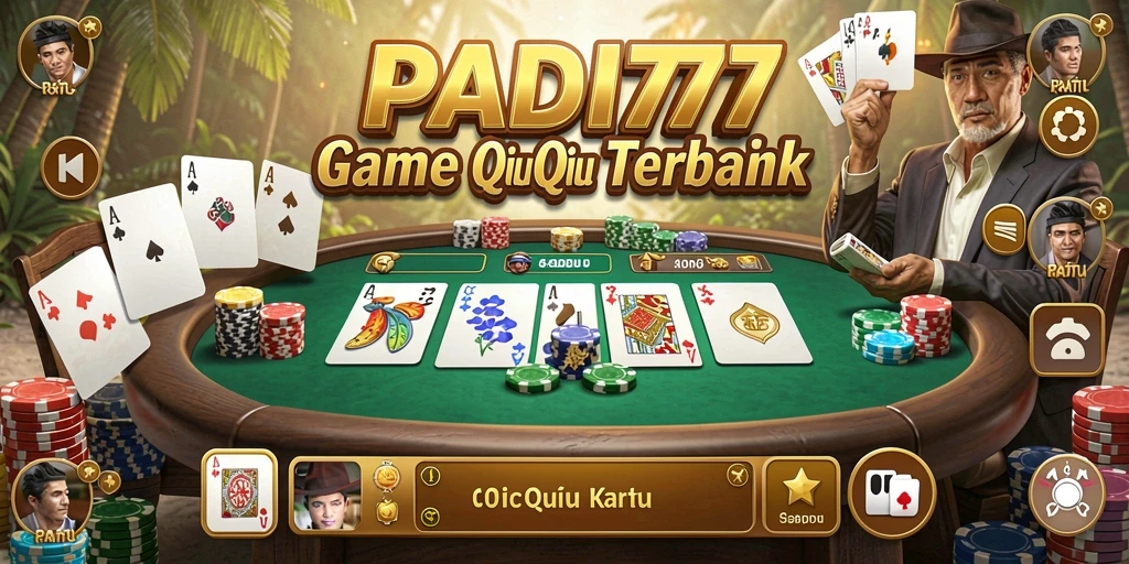 Gameplay seru QiuQiu dalam PADI777 siap menghibur.