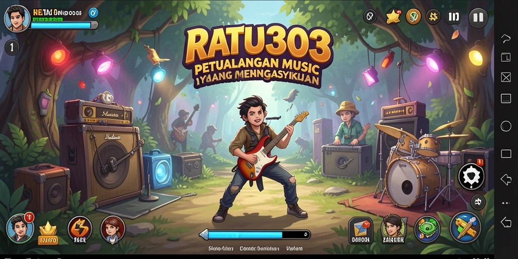 Tangkapan layar utama RATU303 menampilkan gameplay yang penuh warna dan dinamis.