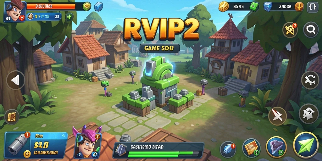 Tampilan gameplay RVIP2 yang menawan dan interaksi yang mudah.