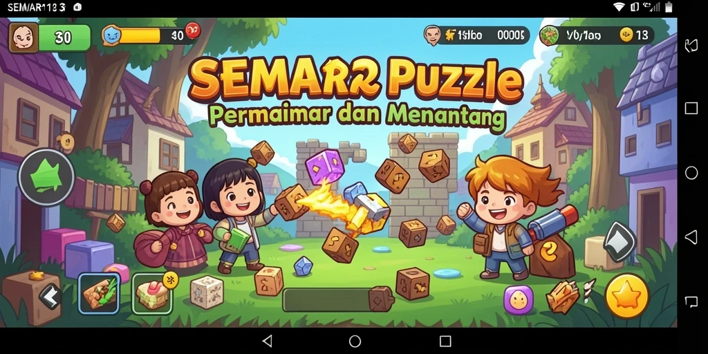 Tampilan gameplay SEMAR123 yang menantang dan seru.