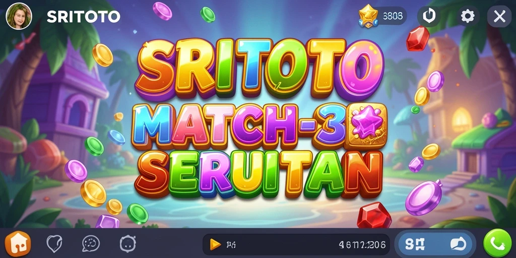 Tampilan gameplay SRITOTO yang seru dan penuh warna.