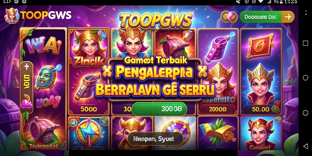Tampilan menarik dari gameplay Slot TOOPGWS yang seru.