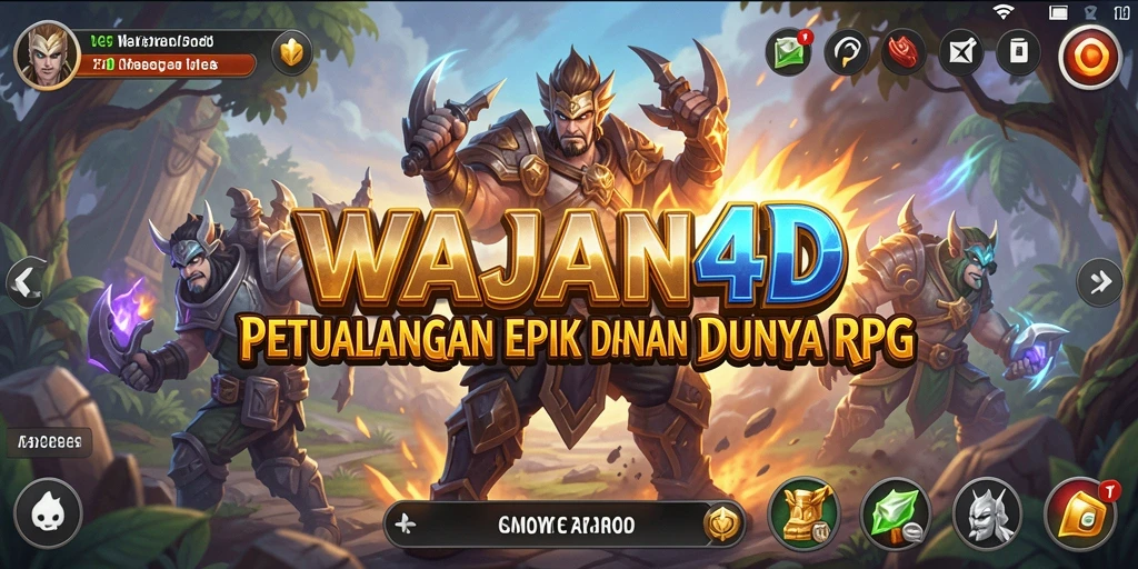 Tampilan gameplay WAJAN4D yang menakjubkan dalam petualangan RPG.