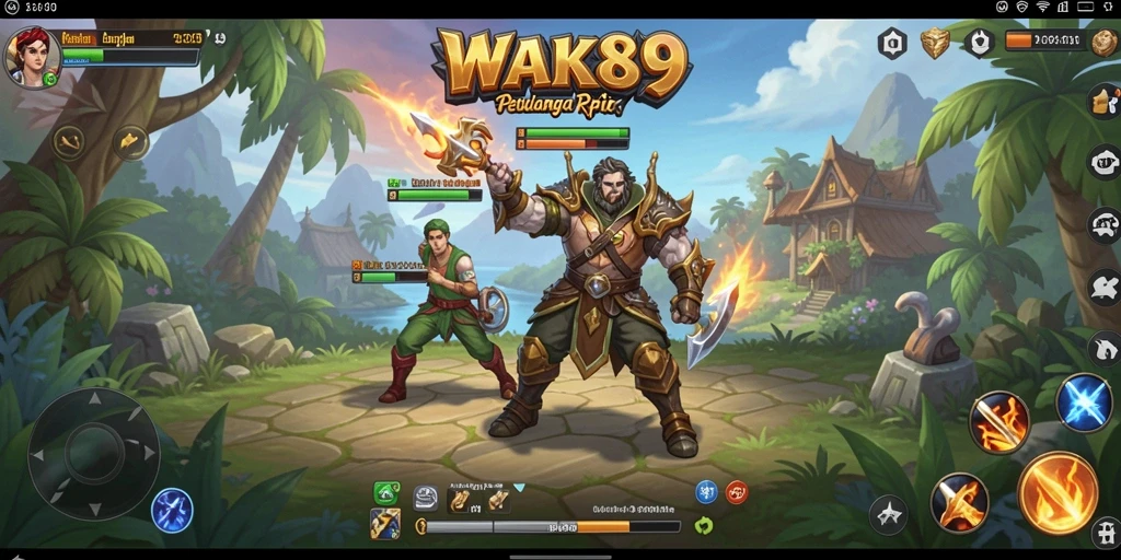 Gameplay menarik dari WAK89 dalam petualangan RPG.
