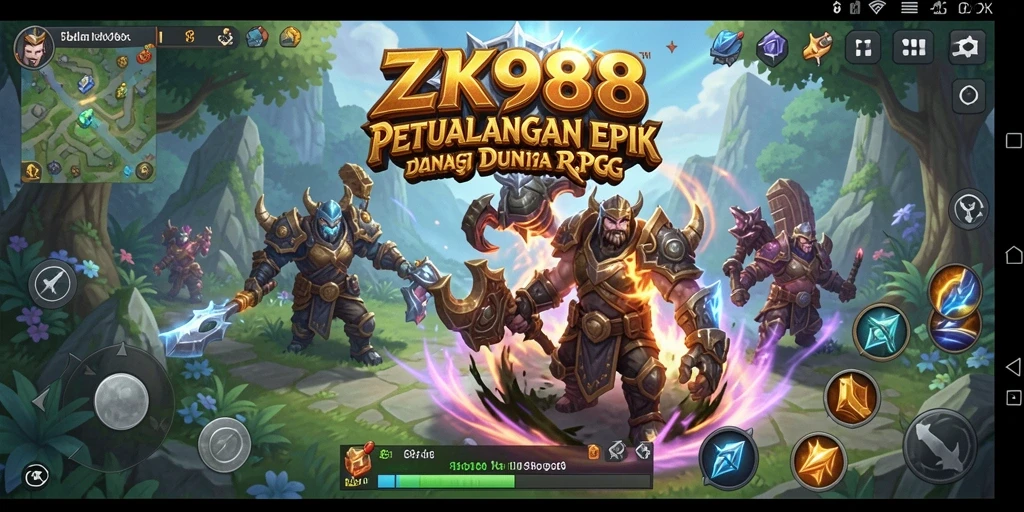 Penggambaran intens dari pertempuran epik dalam ZK988.