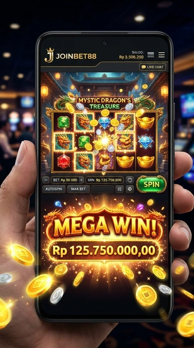 Tampilan antarmuka aplikasi joinbet88 yang menarik dan mudah digunakan.